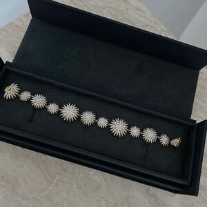 Authentic David Yurman Starburst Bracelet 18k Yellow Gold & Diamond Jewellery